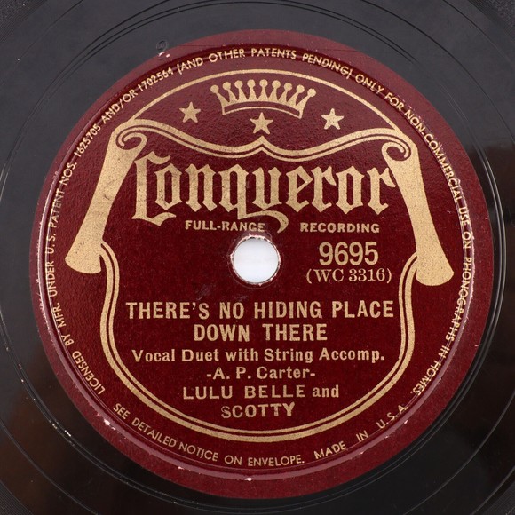 Lulu Belle & Scotty – From Jerusalem To Jericho /There's No Hiding 78 rpm Record - Picture 6 of 9